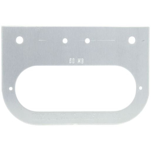 Truck-Lite Silver Aluminum Bracket Mount Used In Oval Shape Lights for 60 Series Lights - 60724