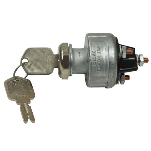 Pollak Ignition Starter Switch with Momentary Start and Universal Type Die-Cast Housing - 31-242