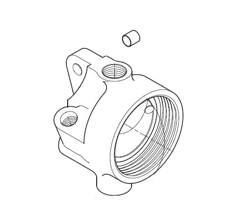 Alemite Cylinder Head and Piston Assembly for Model 6268-2 - 327603