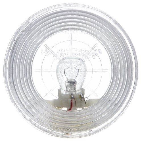 Truck-Lite 40 Series 1 Bulb Clear Round Incandescent Dome Light 12V with PL-2 Kit - 40211