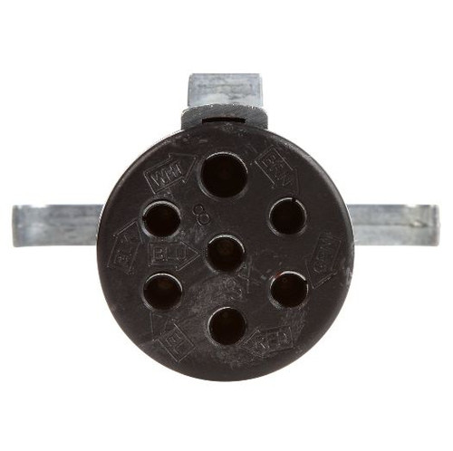 Truck-Lite 7 Conductor Metal Trailer Connector Plug with Female 7 Pole Plug - 97159