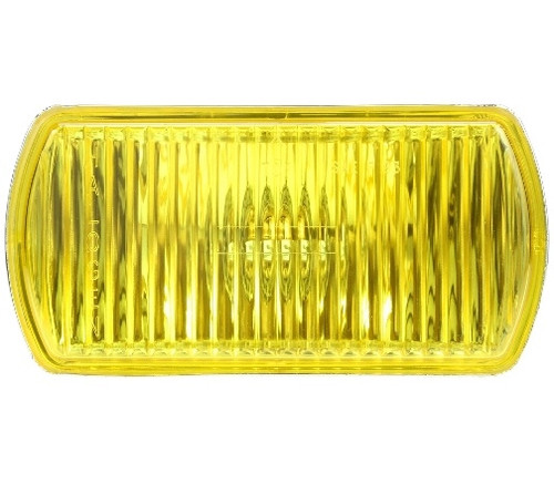 Truck-Lite Rectangular Yellow Polycarbonate Replacement Lens for 80519 Headlights Fog and Driving - 80569