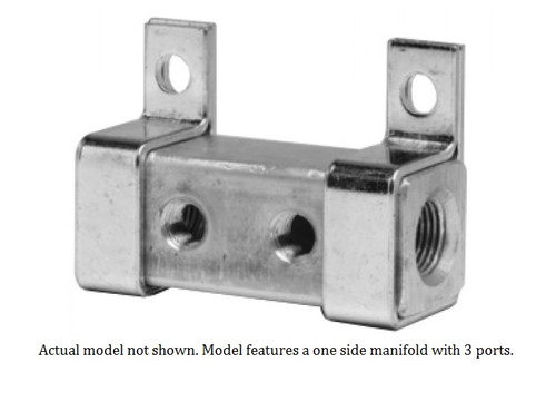 Alemite One Side Manifold with 3 Outlet Quantity - 381193-2