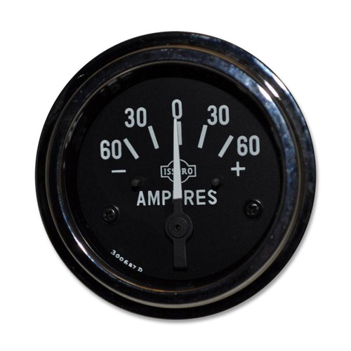 ISSPRO Ammeter Gauge Chrome 60-0-60 2-1/16 in. - R8766