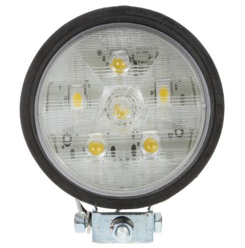 Truck-Lite 81 Series 6 Diode 5 in. 250 Lumen Clear Round LED Par 36 Flood Light 12V - Bulk Pkg - 81260-3