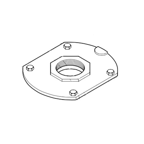 Alemite Adapter Plate for Pump Hoist 2741-4 and 2742-4 - 322593