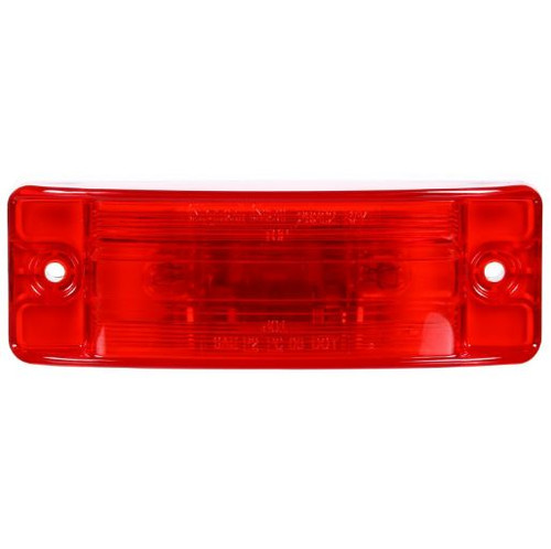 Truck-Lite 21 Series 2 Bulb Red Rectangular Incandescent Marker Clearance Light 12V - Bulk Pkg - 29202R3