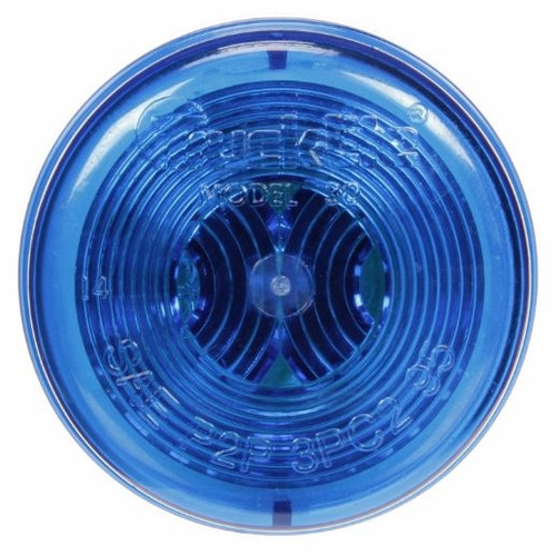 Truck-Lite 30 Series 1 Bulb Blue Round Incandescent Marker Clearance Light 12V - Bulk Pkg - 30200B3