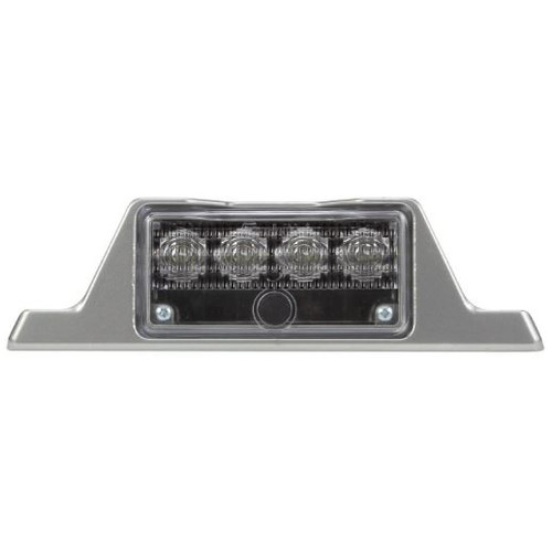Truck-Lite 81 Series 4 Diode LED Clear Chrome Rectangular Work Light 12V - 81335C