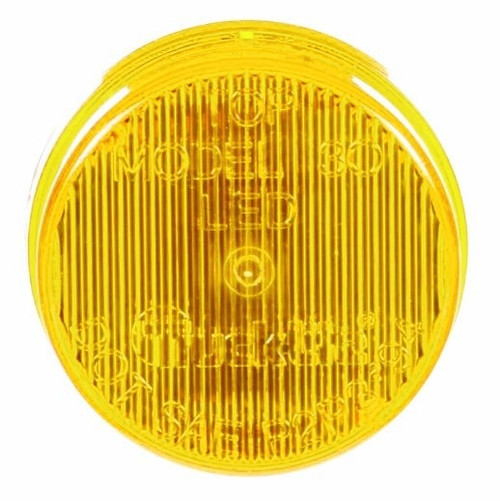 Truck-Lite 30 Series 2 DIode Yellow Round LED Marker Clearance Light 12V - Bulk Pkg - 30250Y3