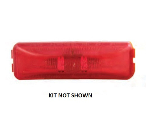 Truck-Lite 19 Series Incandescent Lamp and Chrome Mount Kit - Red - 19009R Truck-Lite 19 Series Incandescent Lamp and Chrome Mount Kit - Red - 19009R