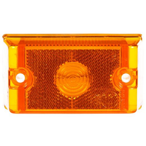 Truck-Lite 13 Series 1 Bulb Yellow Rectangular Incandescent Marker Clearance Light Kit 12V ECE European Approved - 13011Y