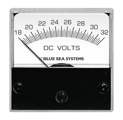 Blue Sea Systems DC Analog Micro Voltmeter 18 to 32V - 8243