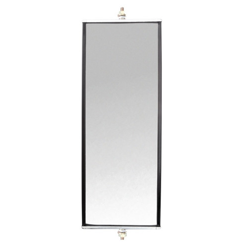 Truck-Lite 18-23 x 6 in. Universal Black Steel West Coast Mirror - 97694