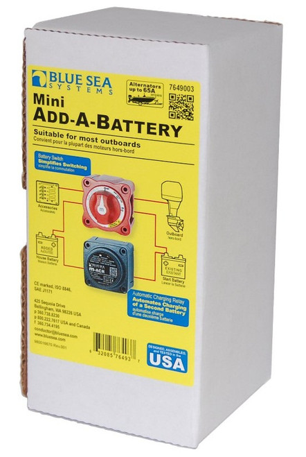 Blue Sea Systems Mini Add-A-Battery Kit 65A - 7649003