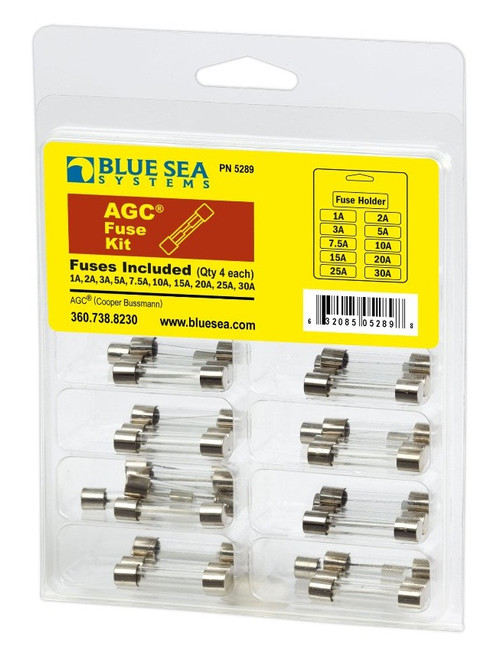 Blue Sea Systems AGC 41-Piece Fuse Kit 32VDC - 5289