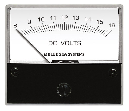 Blue Sea Systems Standard DC Analog Voltmeter 8 to 16V - 8003