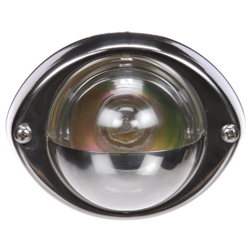 Truck-Lite Clear Round 1 Bulb Incandescent Stepwell Light with Ground Wire 12V - 26394C
