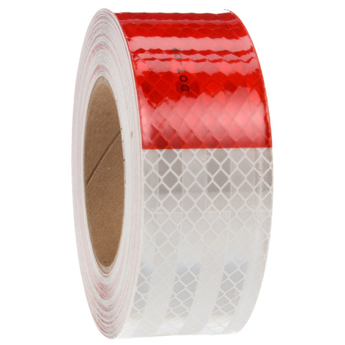 Truck-Lite 2 in. x 50 ft. Red/White Reflective Tape Roll - 98180