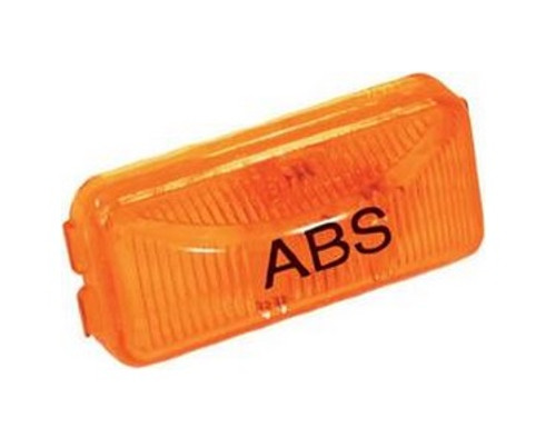 Truck-Lite Model 15 Yellow 12V Rectangular Sealed Marker and Clearance Lamp with ABS logo - 15203Y