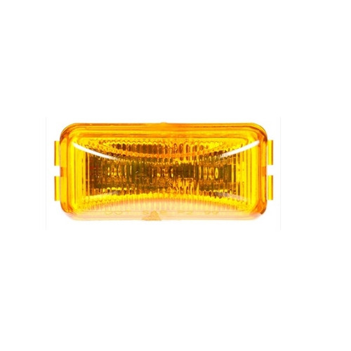 Truck-Lite 15 Series Yellow Rectangular LED Marker Clearance Light 12V P3 PL-10 - 15250Y