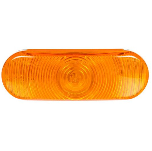 Truck-Lite Super 60 Series 1 Bulb Yellow Oval Incandescent Rear Turn Signal Light 12V - Bulk Pkg - 60201Y3