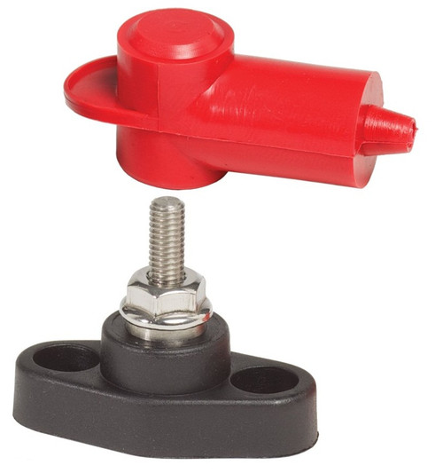 Blue Sea Systems Red Mini PowerPost 48V DC 10-32 Stud - 2010