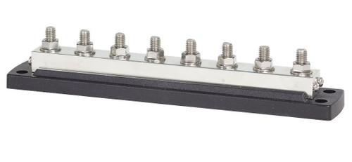 Blue Sea Systems PowerBar 600A BusBar 48V DC Eight 3/8 in. -16 Studs - 2107