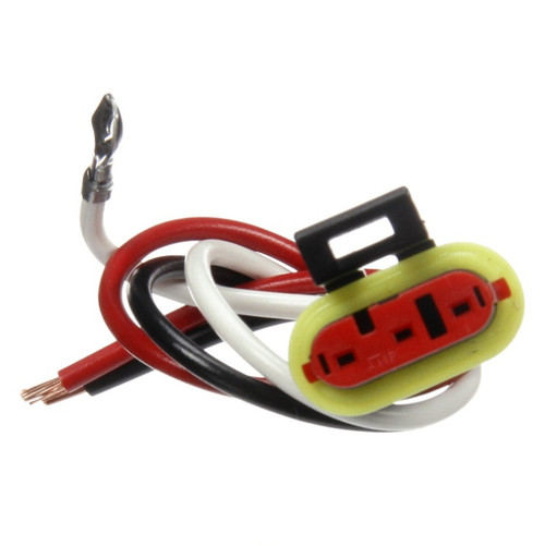 Truck-Lite 8.5 in. 16 Gauge GPT Wire Stop/Turn/Tail Plug with Fit N Forget S.S. and Stripped End/Ring Terminal - 94707