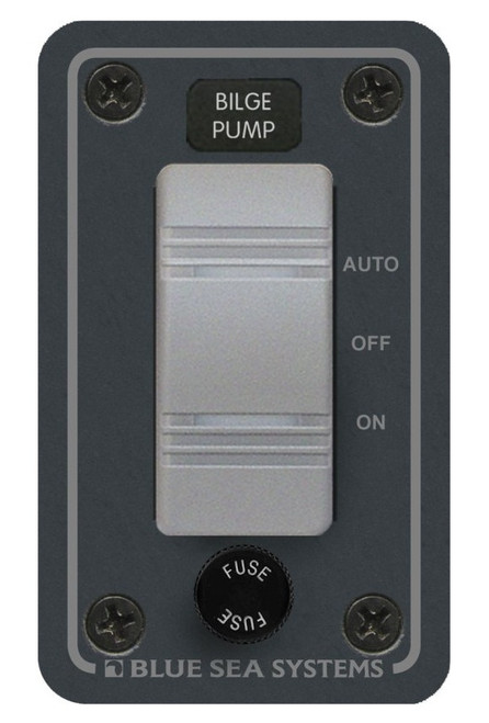 Blue Sea Systems Contura Water Resistant Bilge Pump Control Panel 12/24V DC - 8263