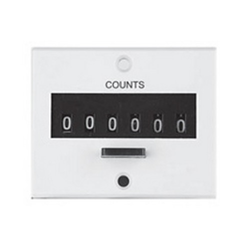 ENM 6-Digit Resettable Panel Mount Electromechanical Counter 230V AC - Base Mount - E5J61W