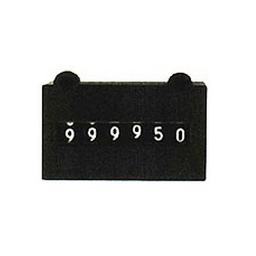 ENM 6-Digit Electrical Counter 12V DC - Back of Panel - E6B612GP