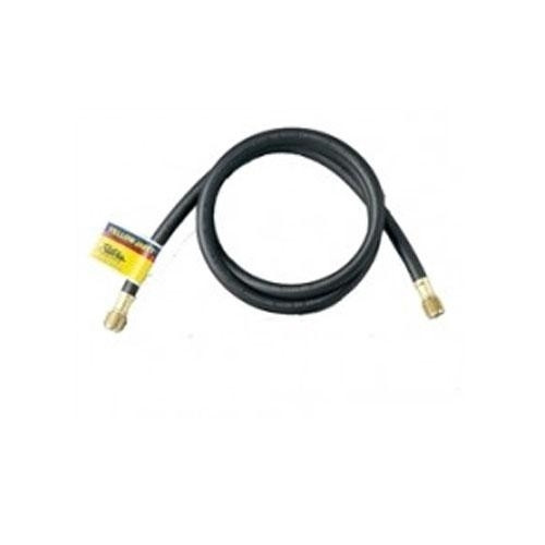 Yellow Jacket PLUS II 3/8 in. Heavy Duty Charging Hose BC-24 in. 3/8 in. Straight x 3/8 in. Straight - Black - 15624