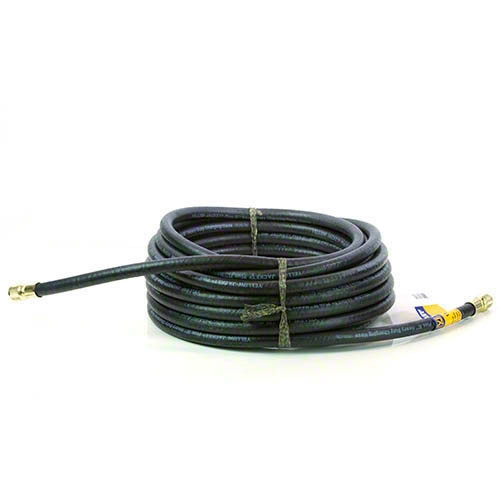 Yellow Jacket PLUS II 3/8 in. Heavy Duty Charging Hose 50 ft. BC-600 3/8 in. Straight x 3/8 in. Straight - Black - 15750