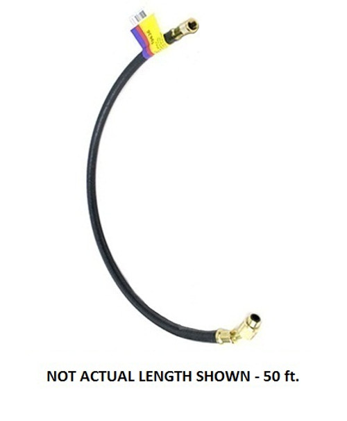 Yellow Jacket PLUS II 3/8 in. Heavy Duty Combination Charging/Vacuum Hose 50 ft. BCB-600 3/8 in. Straight x 3/8 in. 45 Degree - 19750 Yellow Jacket PLUS II 3/8 in. Heavy Duty Combination Charging/Vacuum Hose 50 ft. BCB-600 3/8 in. Straight x 3/8 in. 45 Degree - 19750