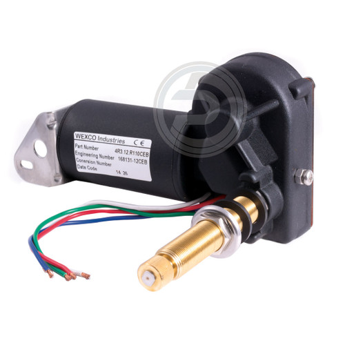 Wexco WWF CE Wiper Motor 3 in. Shaft  2 Speed 12V - 4R3.12.R110CEB