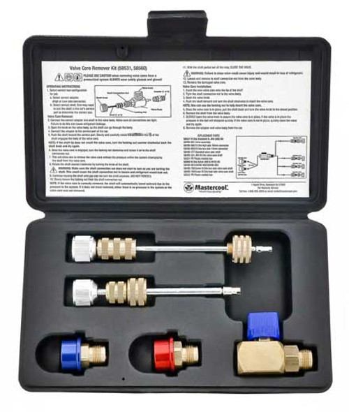 MEI Standard and JRA Valve Core Kit R134a - 8951