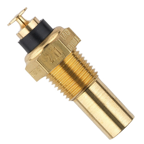 VDO 400F/200C Temperature Sender 6-24V with .250 in. Spade Connection and 1/8-27NPTF Thread - 323-050