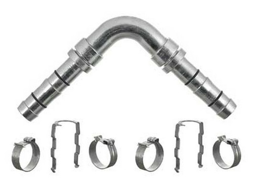 MEI EZ-Clip Splicer 90 Degree Elbow No. 8 Hose Fitting - 4467EZ