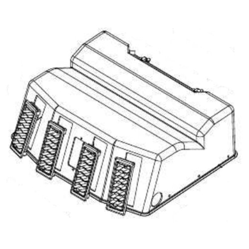 Red Dot Cover - Plastic Housing for Remote Mount Condenser R-9715-11 - RD-5-8421-5P