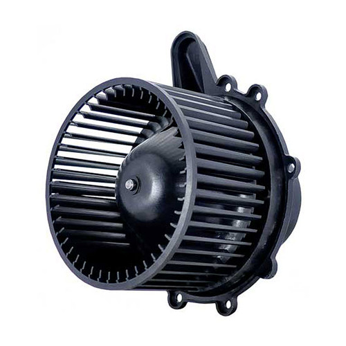 MEI Single Shaft Blower Motor Single Speed 12V CCW Flange Mount with Wheel - 3218A