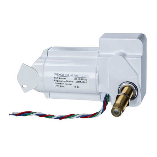 Wexco WWF Marine Sealed Wiper Motor 3.5 in. Shaft 12V White CE Certified - 4A3.12.R110CE