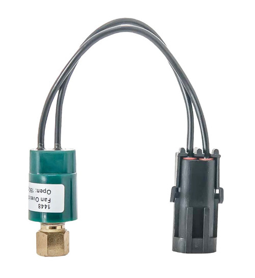MEI High Pressure Fan Override Switch with 1/4 in. Female Fitting and Harness - Normally Open - 1448