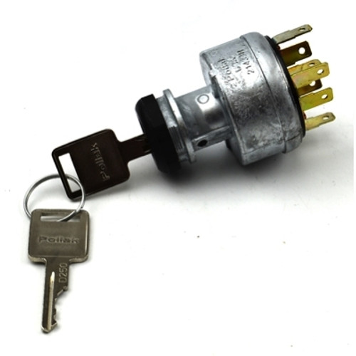 Pollak 3-Position 7-Blade Ignition Switch with Momentary Start and Universal Type Die-Cast Housing - 31-285P