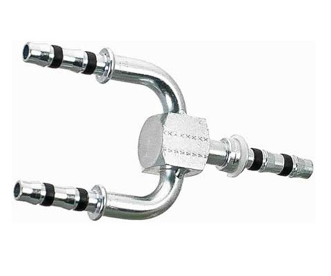 MEI Y Splicer Connection Fitting for Manuli Class 1 Type E Hose without Port - No. 8 Fitting/Hose Size - 4038Q