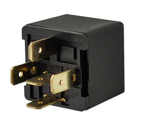 Red Dot Relay Switch with Diode and 5 Terminals 12V 40/30 AMP - SPDT - 71R1722 / RD-5-9915-0P