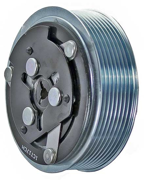 Sanden SD7H15 8 Grooves A/C Clutch 12V 1 Wire with Diode and Bullet Jumper - Keyed Shaft - MEI 5068A