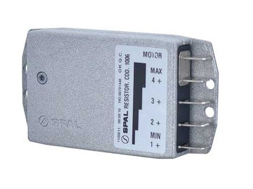 Spal Blower Motor Resistor with 5 Terminals and 4 Speed Function - ID No. 1006 - MEI 1366
