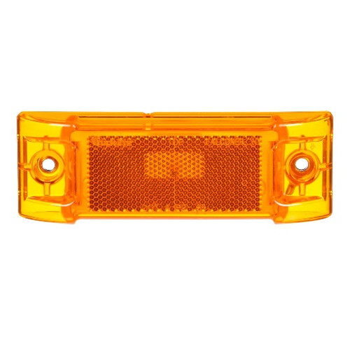 Truck-Lite Super 21 1 Bulb Yellow Rectangular Incandescent Marker Clearance Light 12V - 21201Y