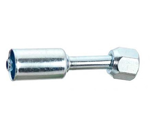 MEI Female Flare Straight Steel Fitting No. 6 x Hose No. 6 without Port - 4350S MEI Female Flare Straight Steel Fitting No. 6 x Hose No. 6 without Port - 4350S